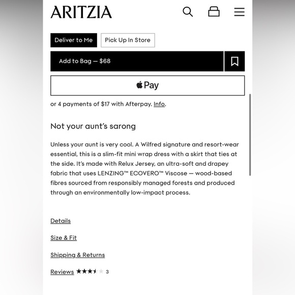 Wilfred Pink Mini Dress - Picture 12 of 12